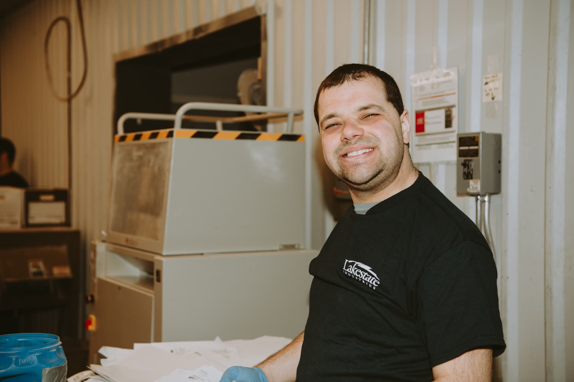 Paper sorting at Lakestate Industries